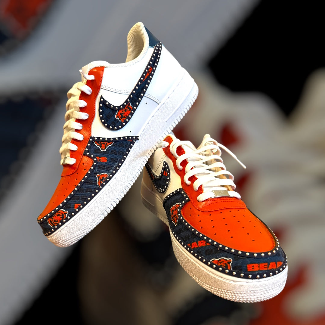 Custom Team Air Force 1 Sneakers | Hand-Painted Nike AF1s | Personalized Game Day Fan Shoes