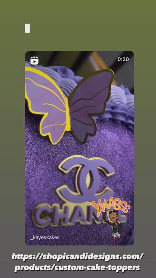 Custom Acrylic Cake Toppers
