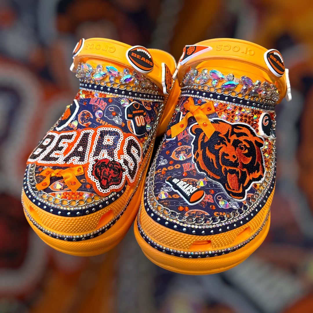 Custom Sports-Themed Crocs – Personalized Team Colors