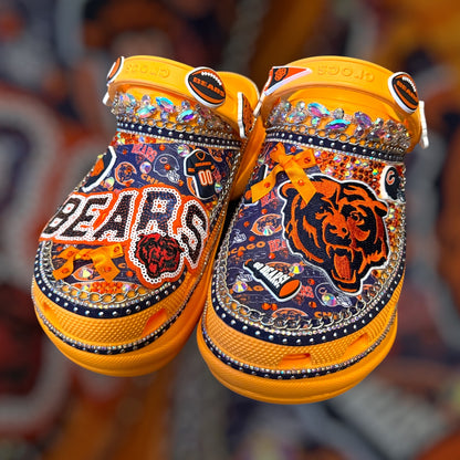 Custom Sports-Themed Crocs – Personalized Team Colors