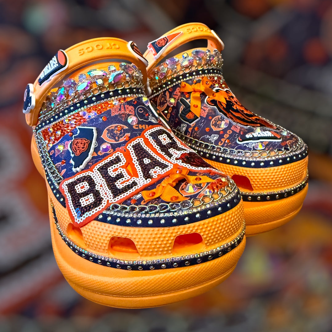 Custom Sports-Themed Crocs – Personalized Team Colors