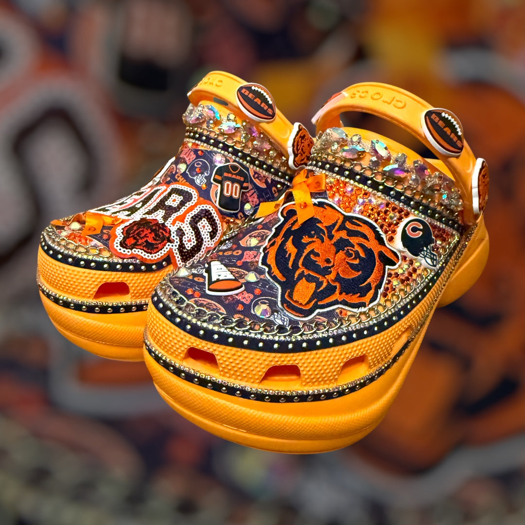 Custom Sports-Themed Crocs – Personalized Team Colors