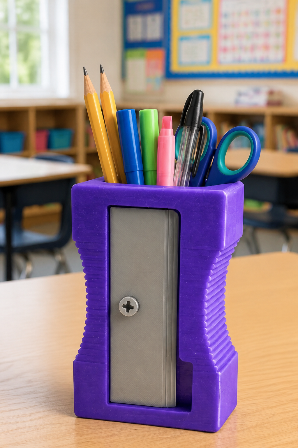 ✏️ 3D-Printed Pen & Pencil Holder – Custom Desk Organizer 🖊️