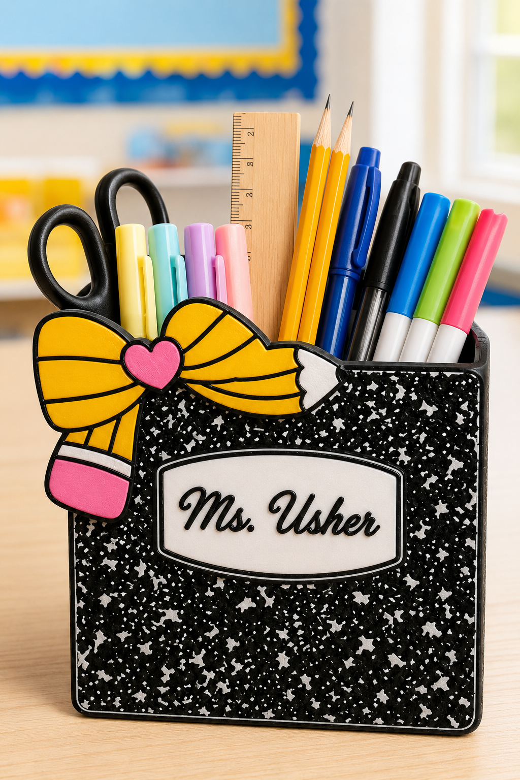 ✏️ 3D-Printed Pen & Pencil Holder – Custom Desk Organizer 🖊️