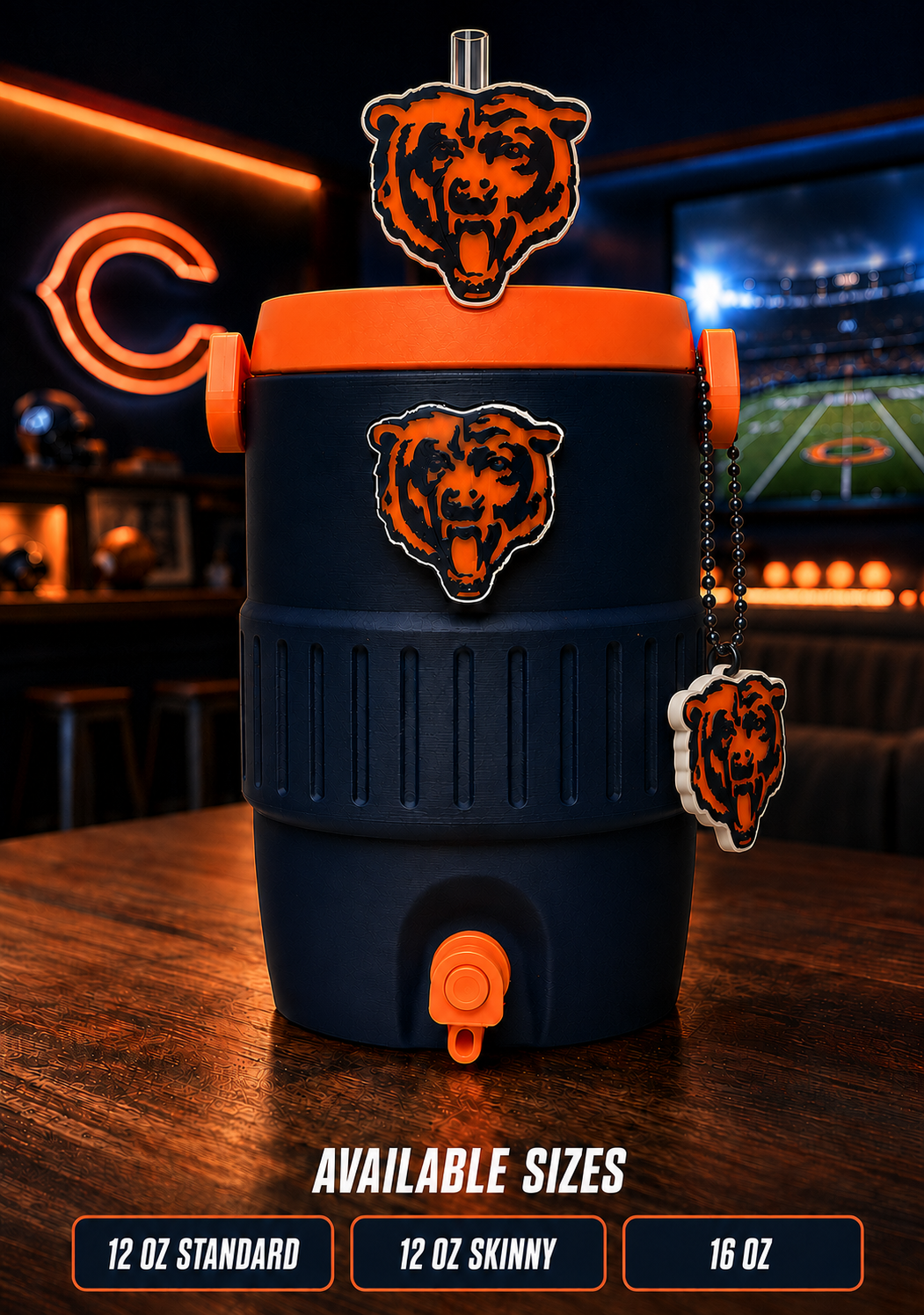 🏆 Custom 3D-Printed Sports Can Cooler 🏆