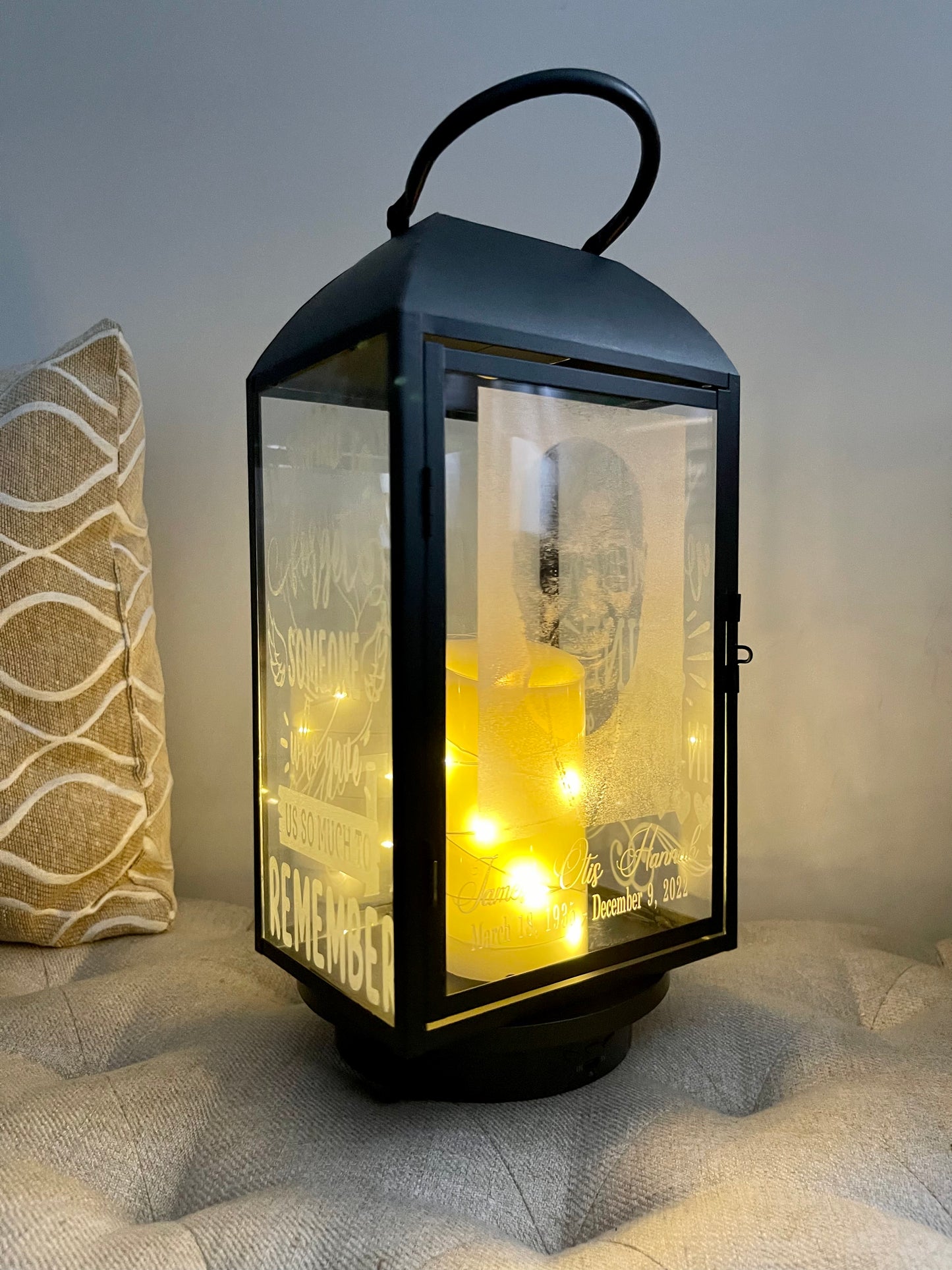 Custom Engraved Memorial Lanterns