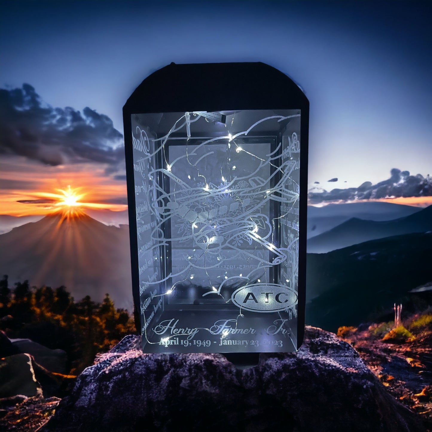 Custom Engraved Memorial Lanterns